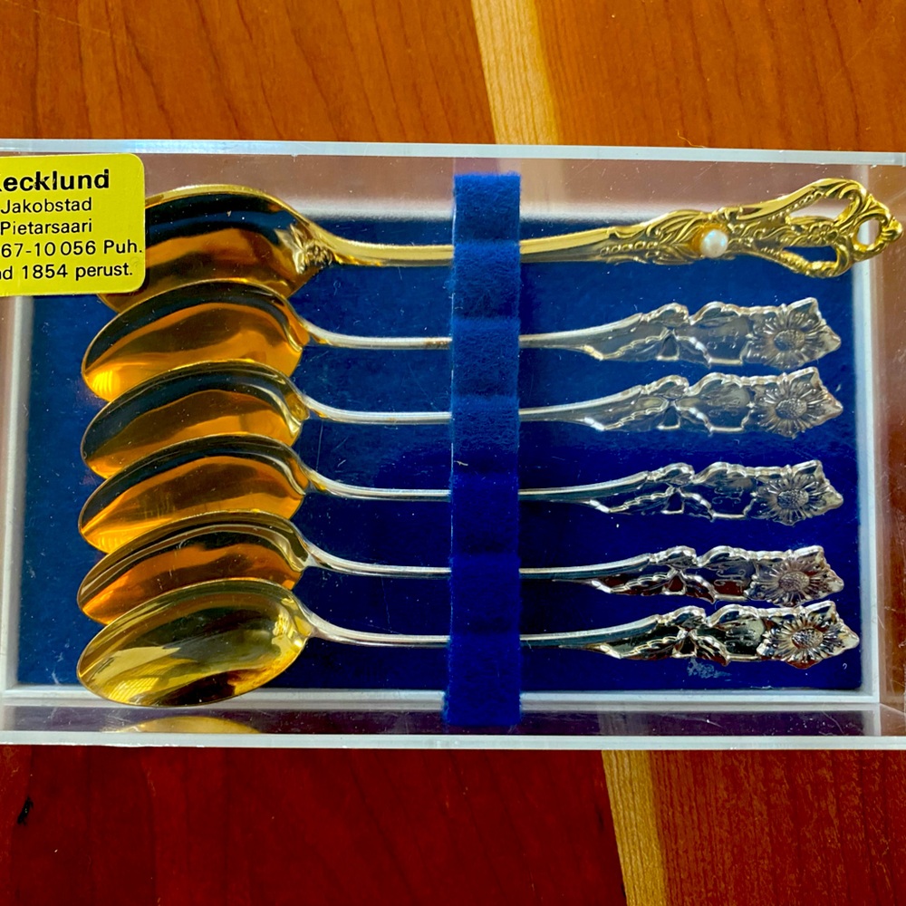 6 Finnish Tea Spoons